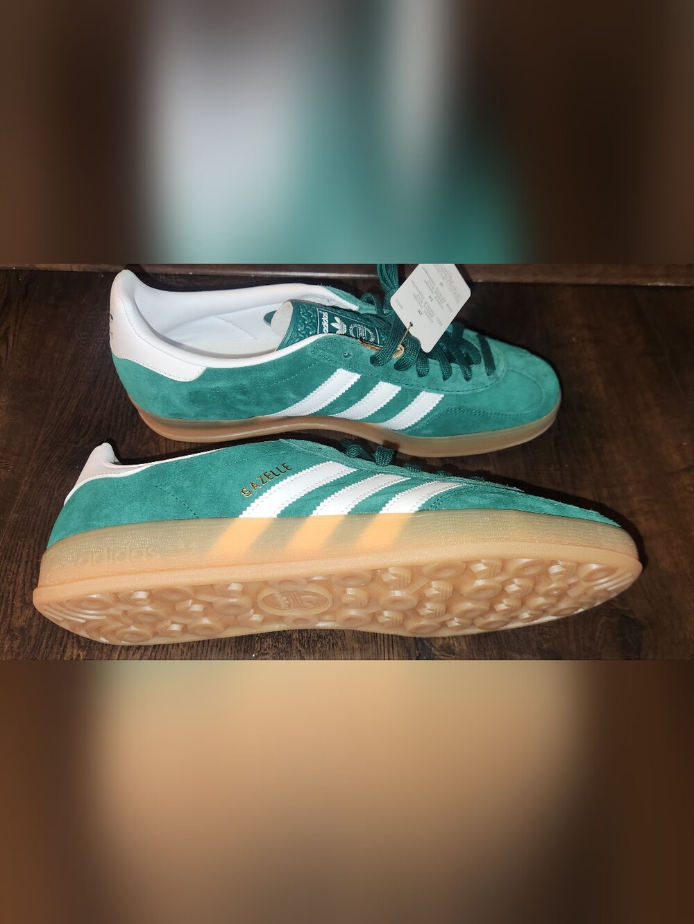 Adidas Gazelle Indoor Gum Sole Sz10